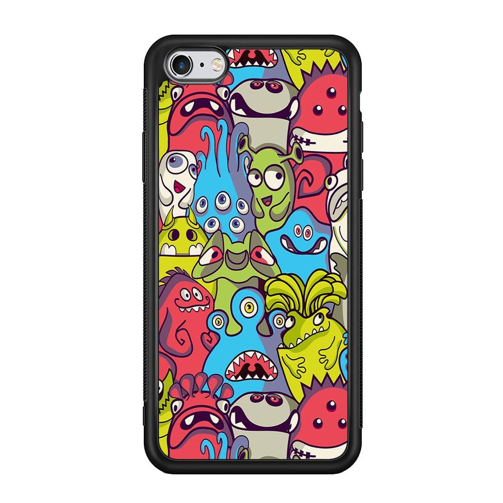 Doodle Art 006 iPhone 6 | 6s Case-Phone Case-Rubber Black (2D Case)-Altracase