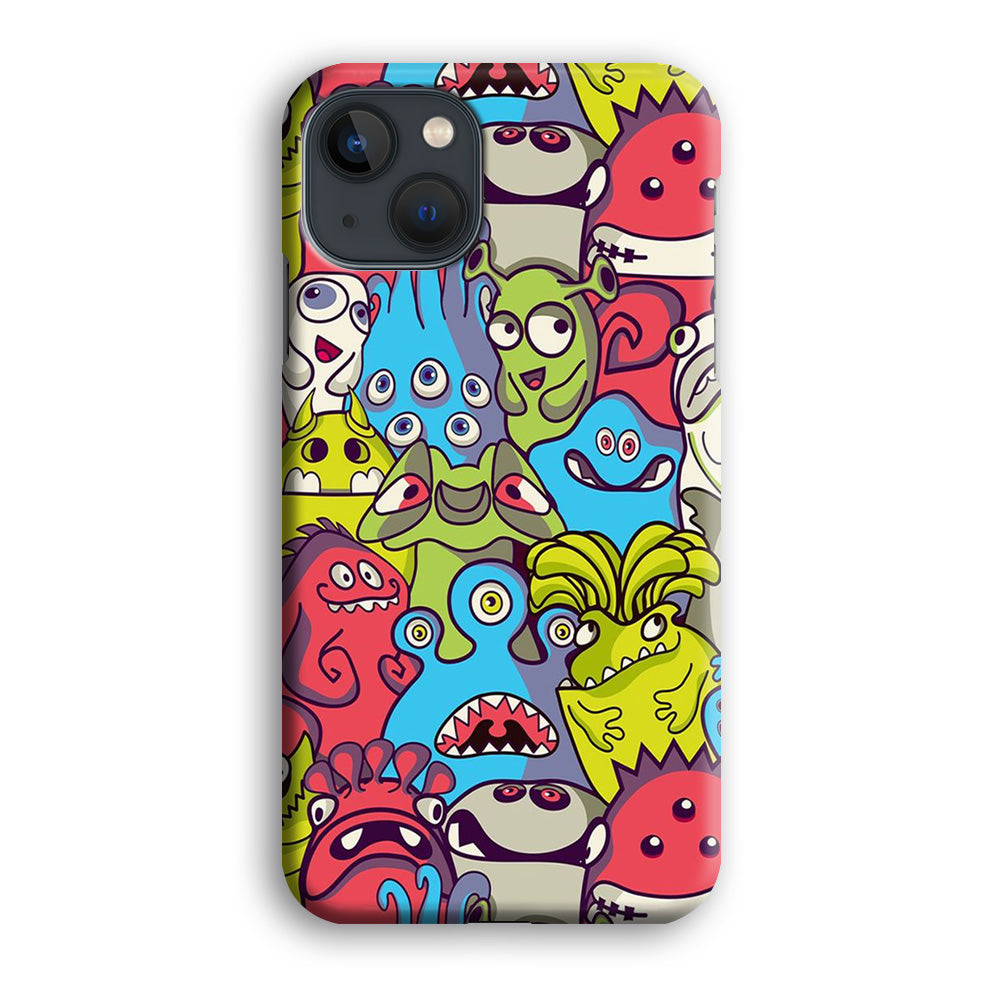 Doodle Art 006 iPhone 13 Case-Phone Case-3D Case-Altracase