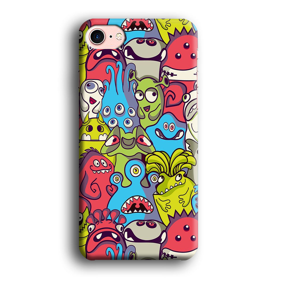 Doodle Art 006 iPhone 7 Case-Phone Case-3D Case-Altracase