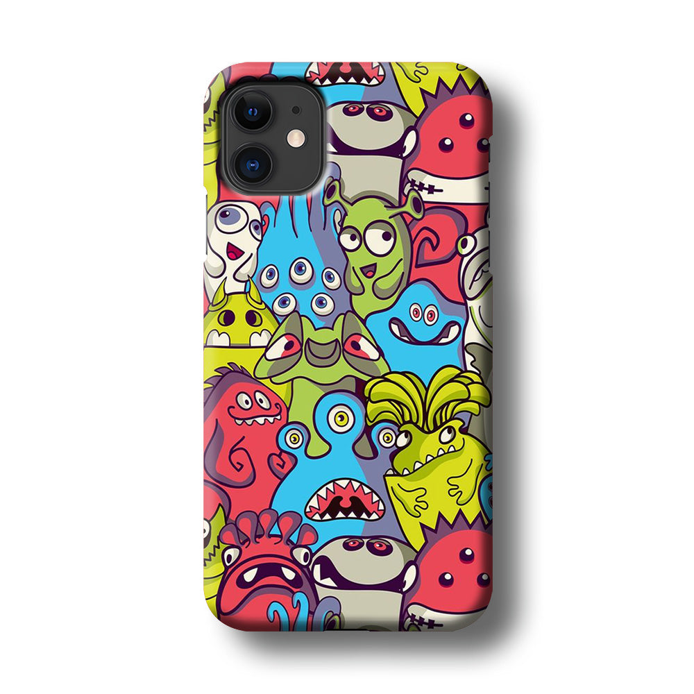 Doodle Art 006 iPhone 11 Case-Phone Case-3D Case-Altracase