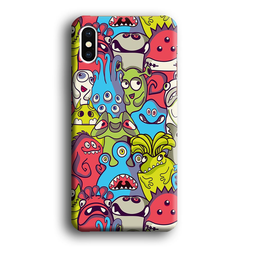 Doodle Art 006 iPhone Xs Case-Phone Case-3D Case-Altracase