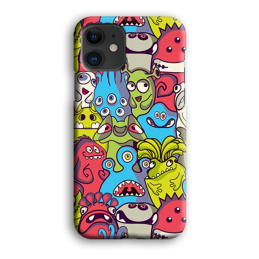 Doodle Art 006 iPhone 12 Case-Phone Case-3D Case-Altracase