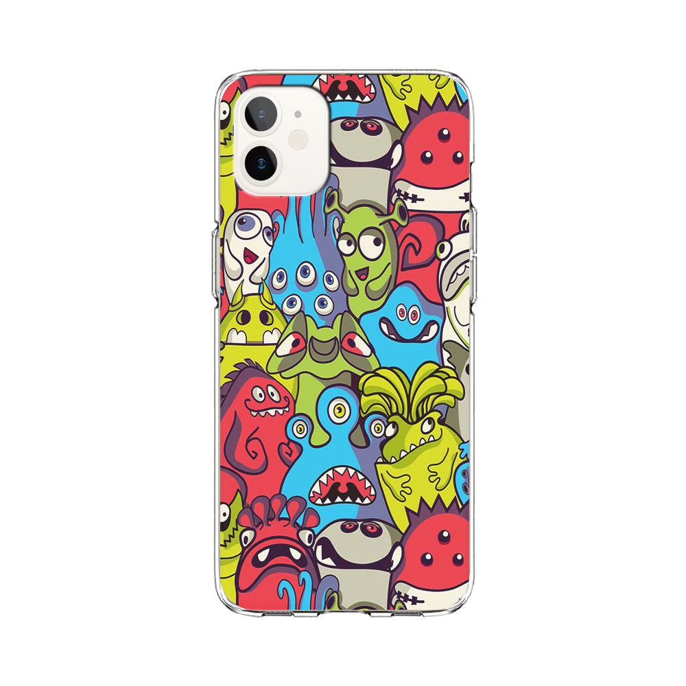 Doodle Art 006 iPhone 12 Case-Phone Case-Clear Soft Case-Altracase