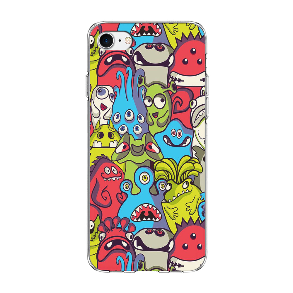 Doodle Art 006 iPhone 7 Case-Phone Case-Clear Soft Case-Altracase