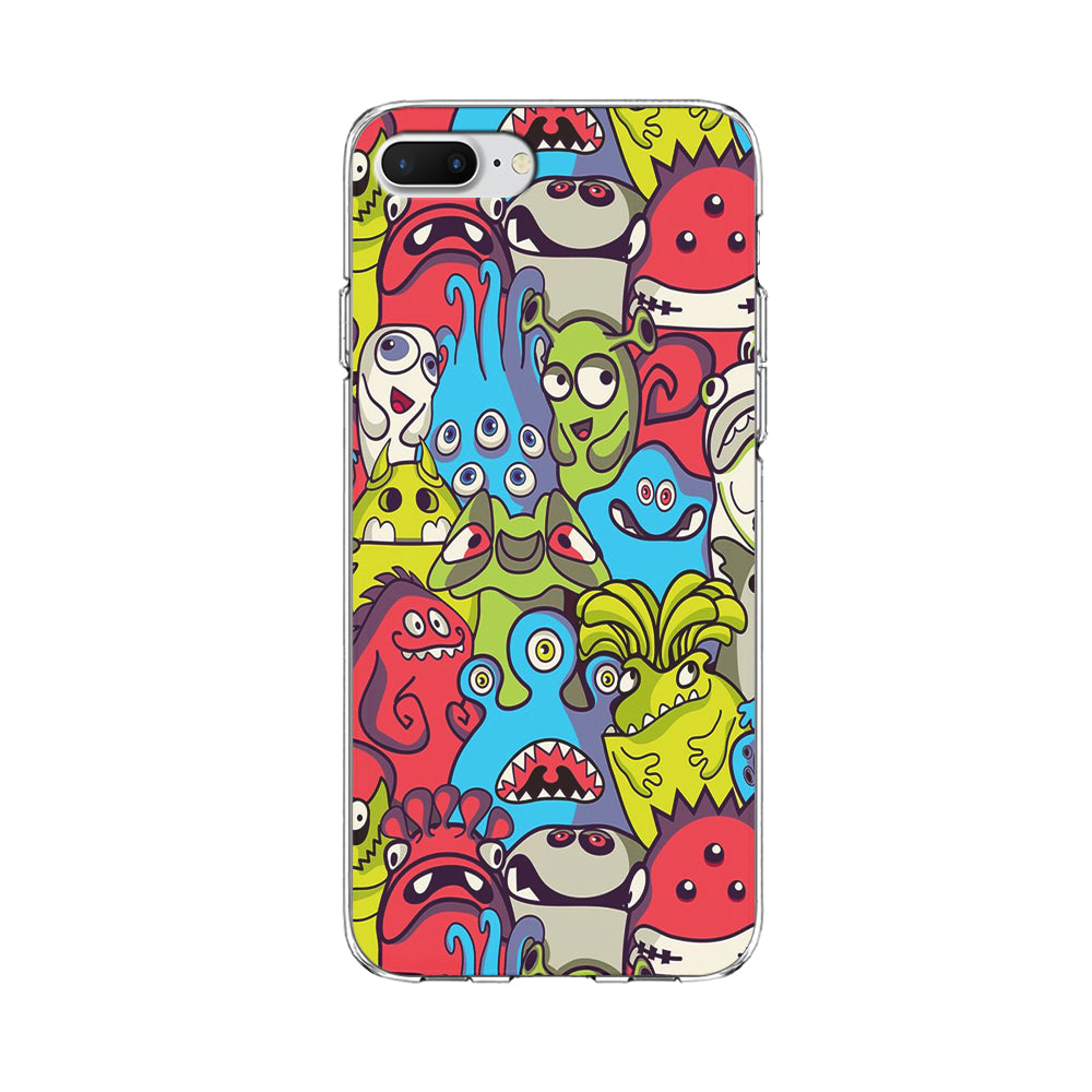 Doodle Art 006 iPhone 8 Plus Case-Phone Case-Clear Soft Case-Altracase