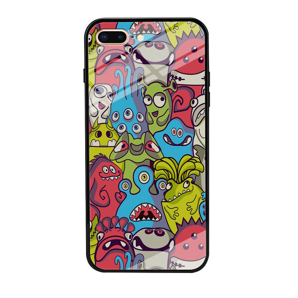 Doodle Art 006 iPhone 8 Plus Case-Phone Case-Tempered Glass Case-Altracase