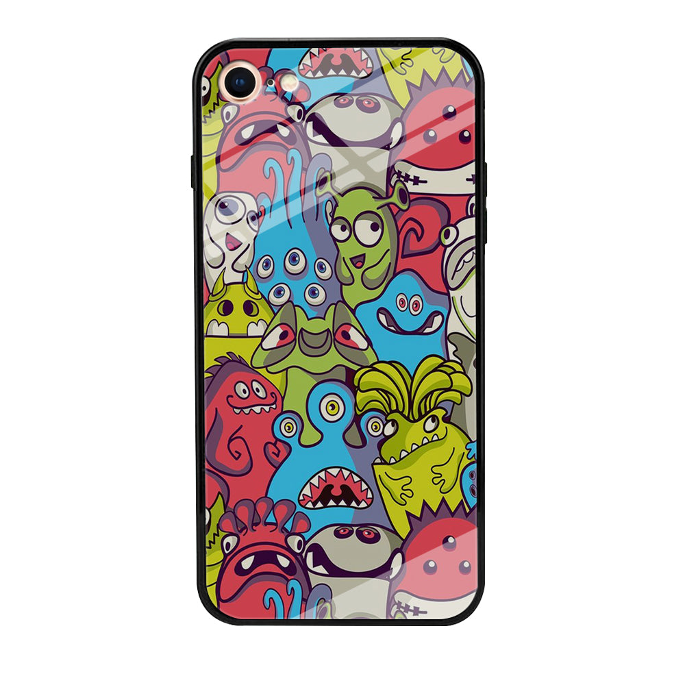 Doodle Art 006 iPhone 7 Case-Phone Case-Tempered Glass Case-Altracase