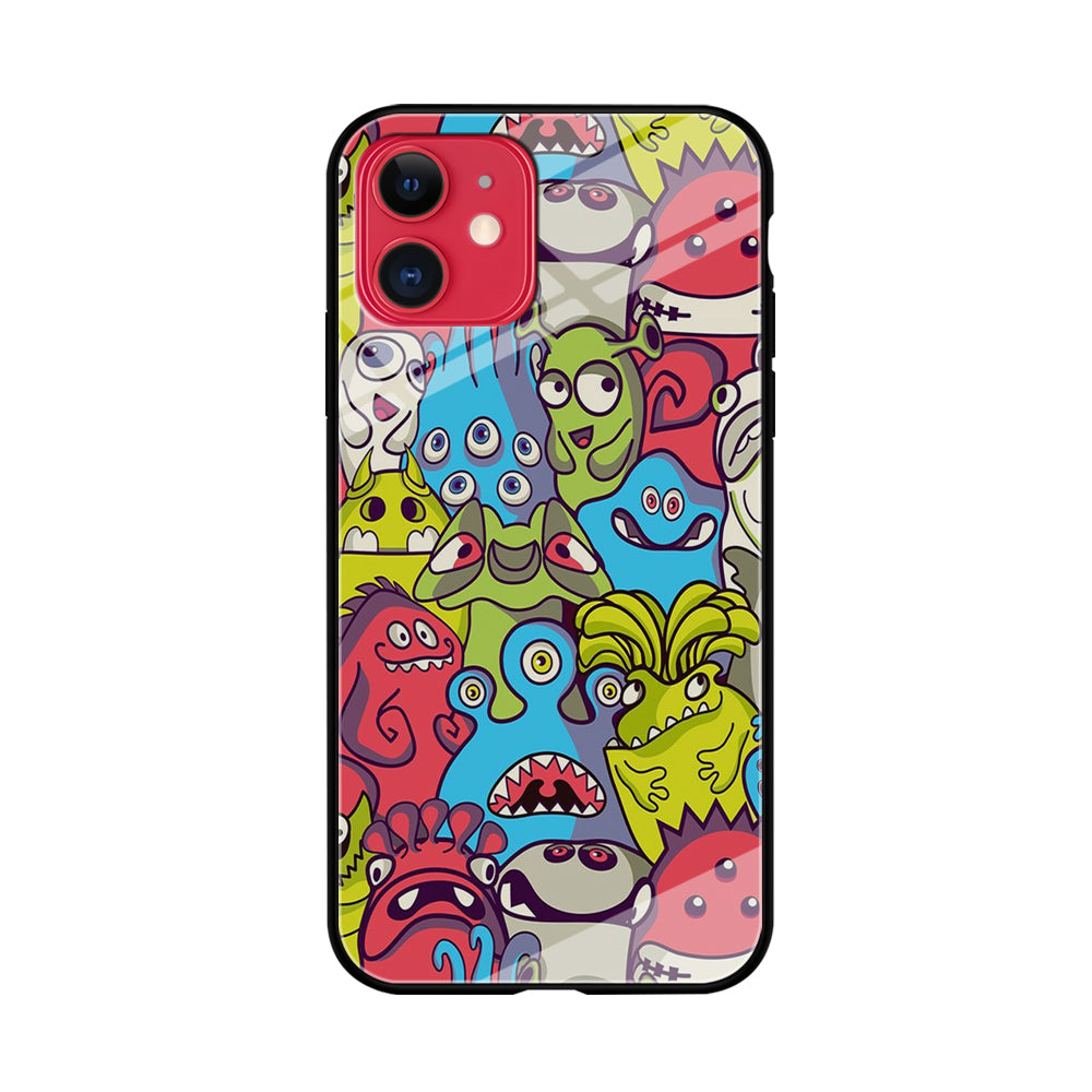 Doodle Art 006 iPhone 11 Case-Phone Case-Tempered Glass Case-Altracase