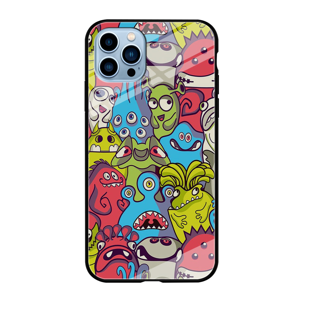 Doodle Art 006 iPhone 12 Pro Max Case-Phone Case-Tempered Glass Case-Altracase