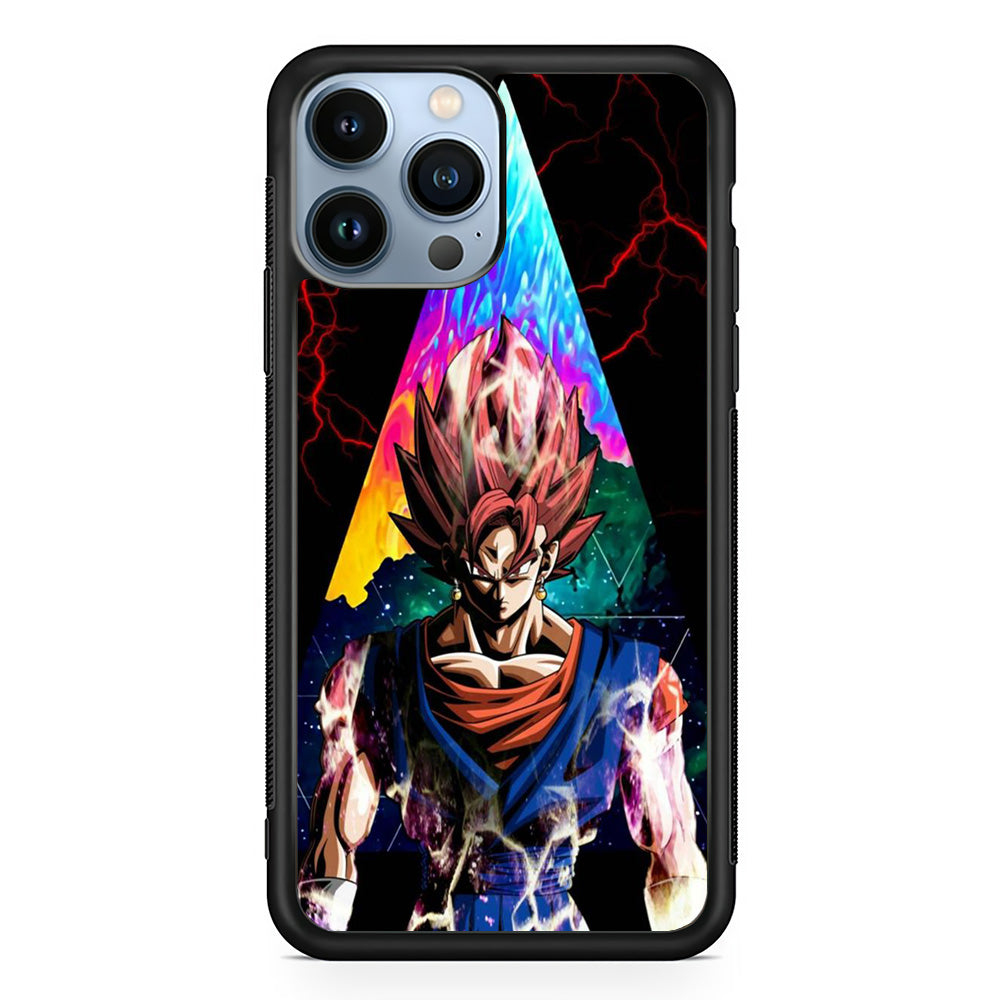 Dragon Ball - Goku 004 iPhone 15 Pro Max Case-Phone Case-Rubber Black (2D Case)-Altracase