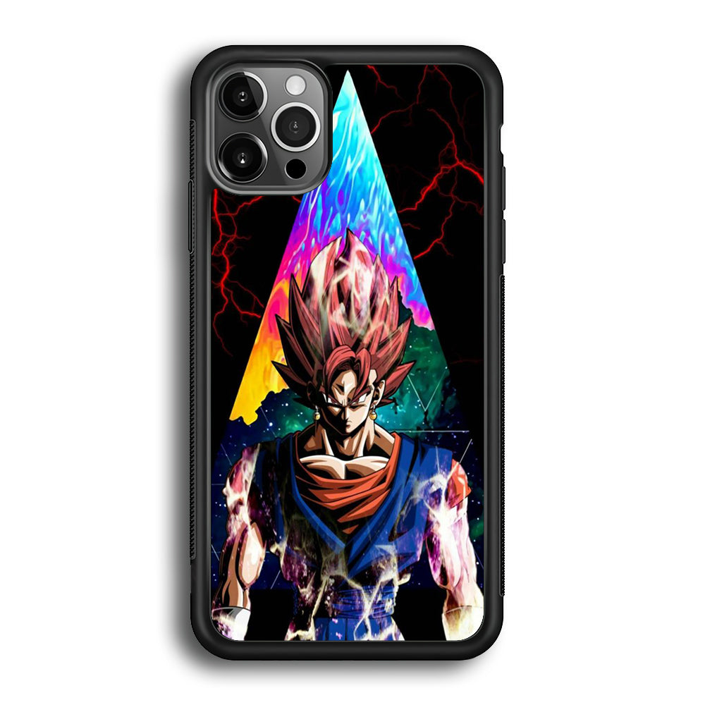 Dragon Ball - Goku 004 iPhone 12 Pro Max Case-Phone Case-Rubber Black (2D Case)-Altracase