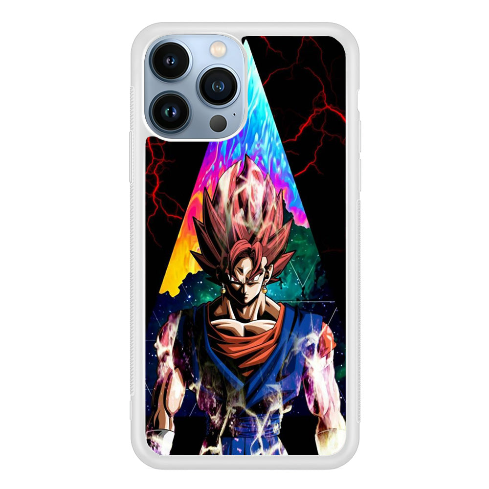 Dragon Ball - Goku 004 iPhone 15 Pro Case-Phone Case-Rubber White (2D Case)-Altracase