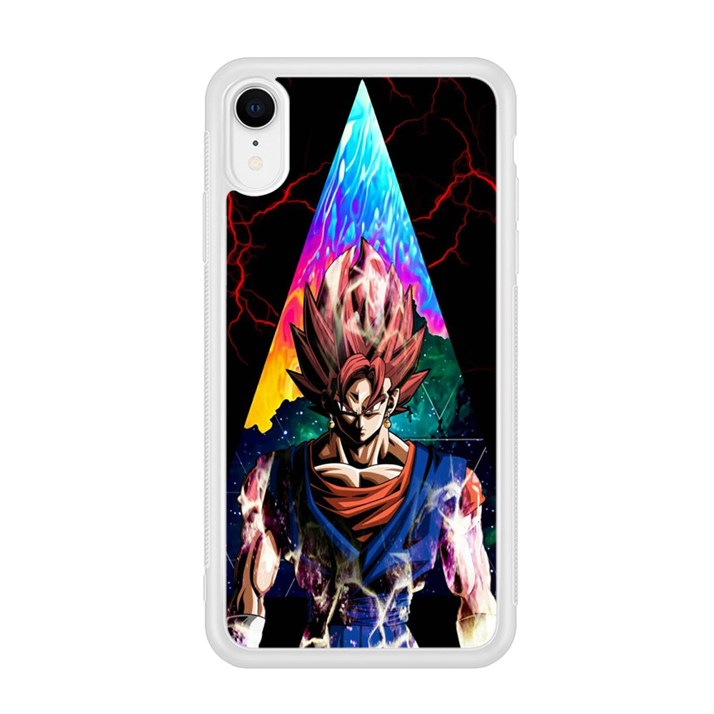 Dragon Ball - Goku 004 iPhone XR Case-Phone Case-Rubber White (2D Case)-Altracase
