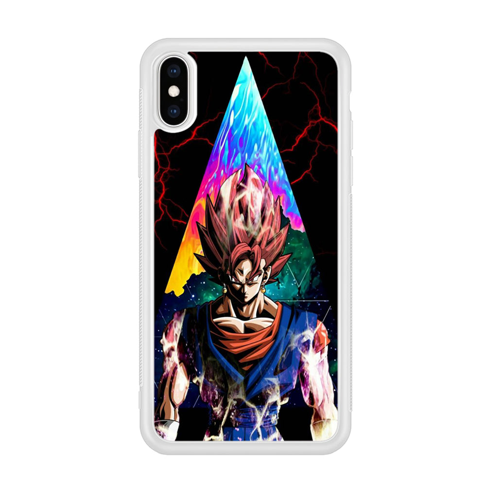 Dragon Ball - Goku 004 iPhone Xs Case-Phone Case-Rubber White (2D Case)-Altracase