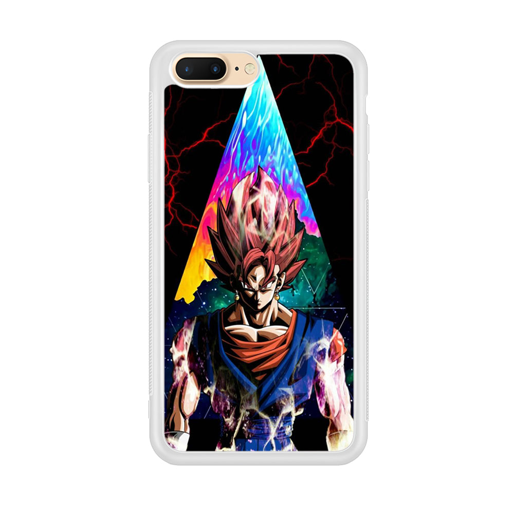Dragon Ball - Goku 004 iPhone 8 Plus Case-Phone Case-Rubber White (2D Case)-Altracase