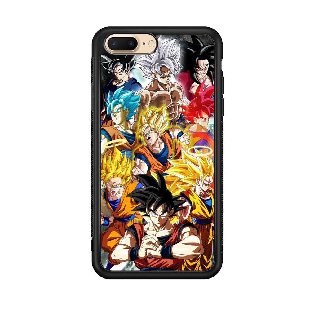 Dragon Ball - Goku 006 iPhone 7 Plus Case-Phone Case-Rubber Black (2D Case)-Altracase