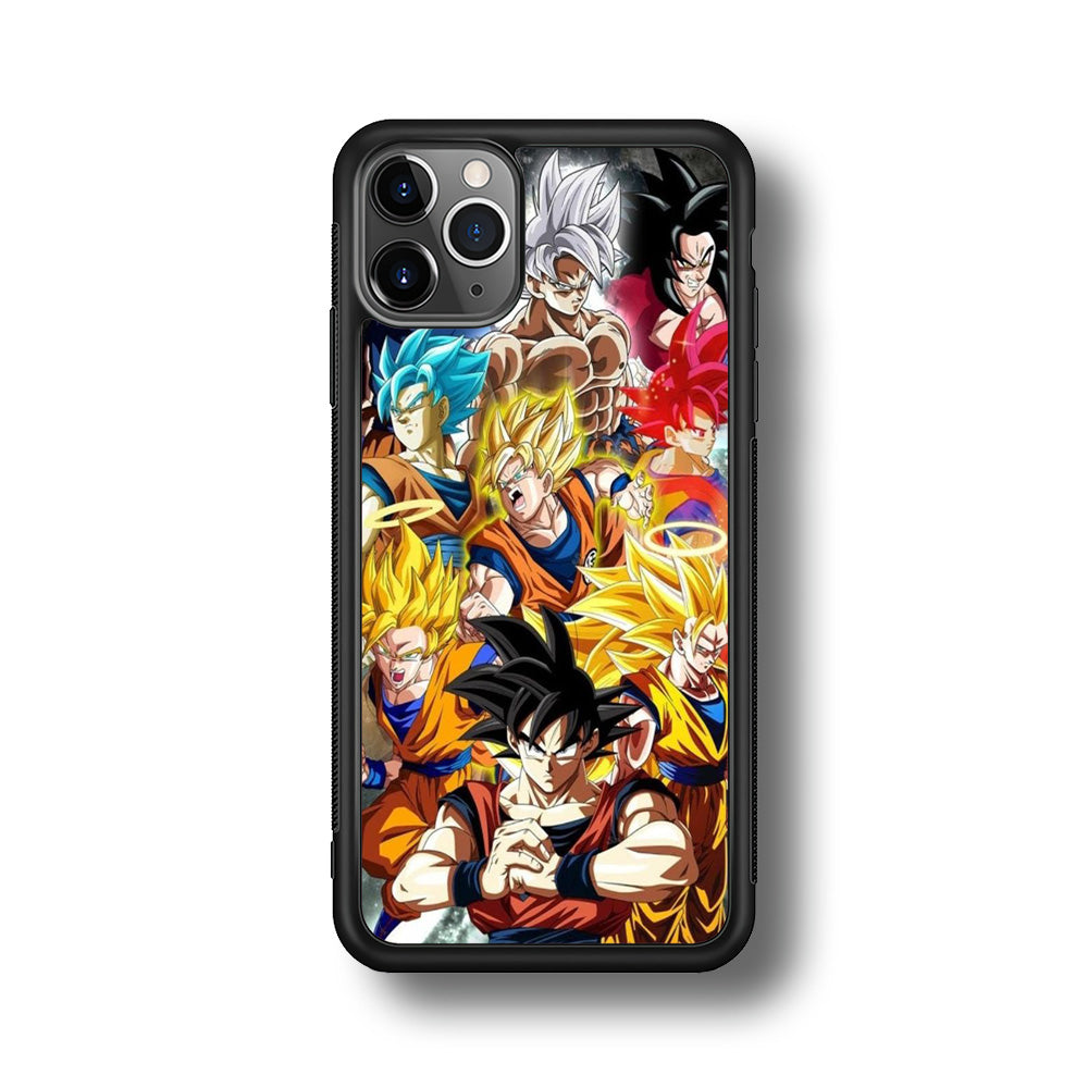 Dragon Ball - Goku 006 iPhone 11 Pro Case-Phone Case-Rubber Black (2D Case)-Altracase