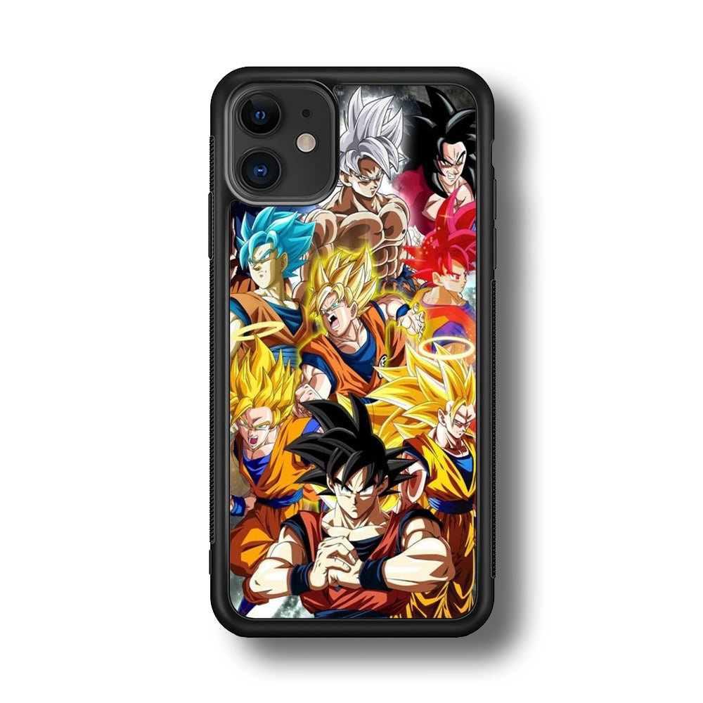 Dragon Ball - Goku 006 iPhone 11 Case-Phone Case-Rubber Black (2D Case)-Altracase
