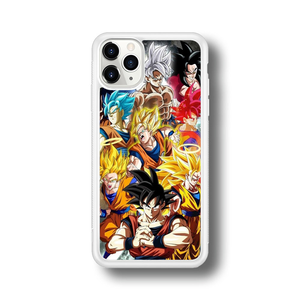 Dragon Ball - Goku 006 iPhone 11 Pro Case-Phone Case-Rubber White (2D Case)-Altracase