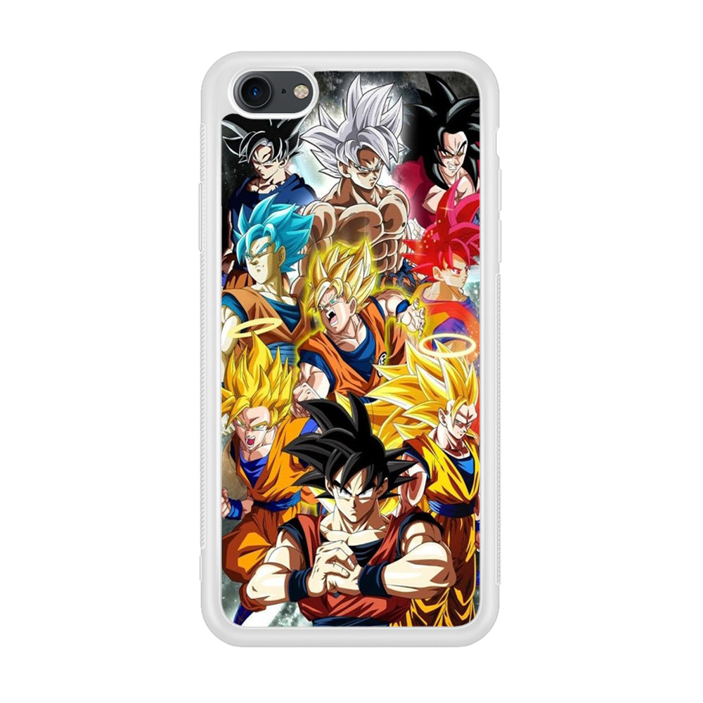Dragon Ball - Goku 006 iPhone 7 Case-Phone Case-Rubber White (2D Case)-Altracase