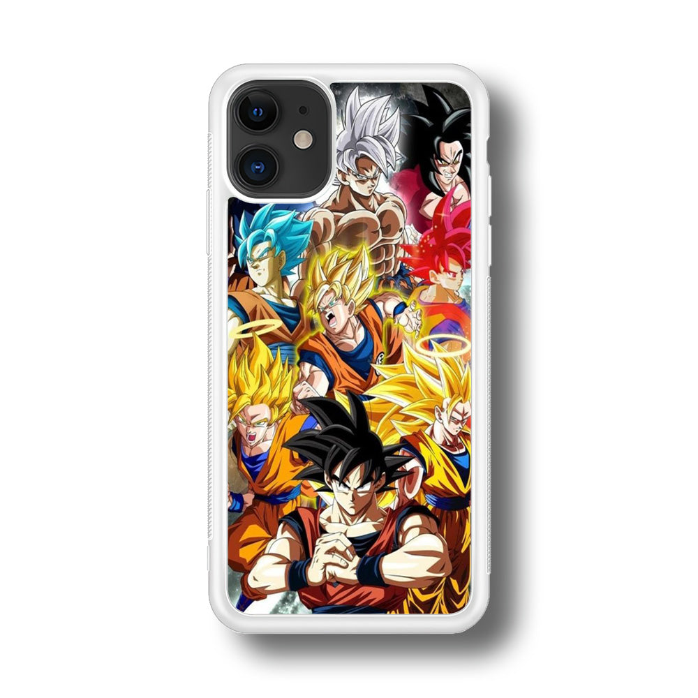 Dragon Ball - Goku 006 iPhone 11 Case-Phone Case-Rubber White (2D Case)-Altracase