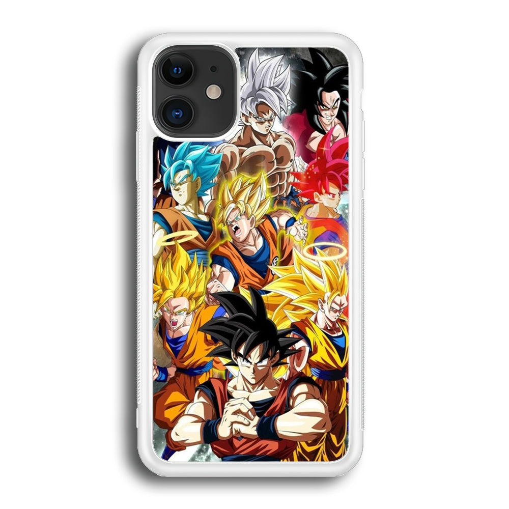 Dragon Ball - Goku 006 iPhone 12 Case-Phone Case-Rubber White (2D Case)-Altracase