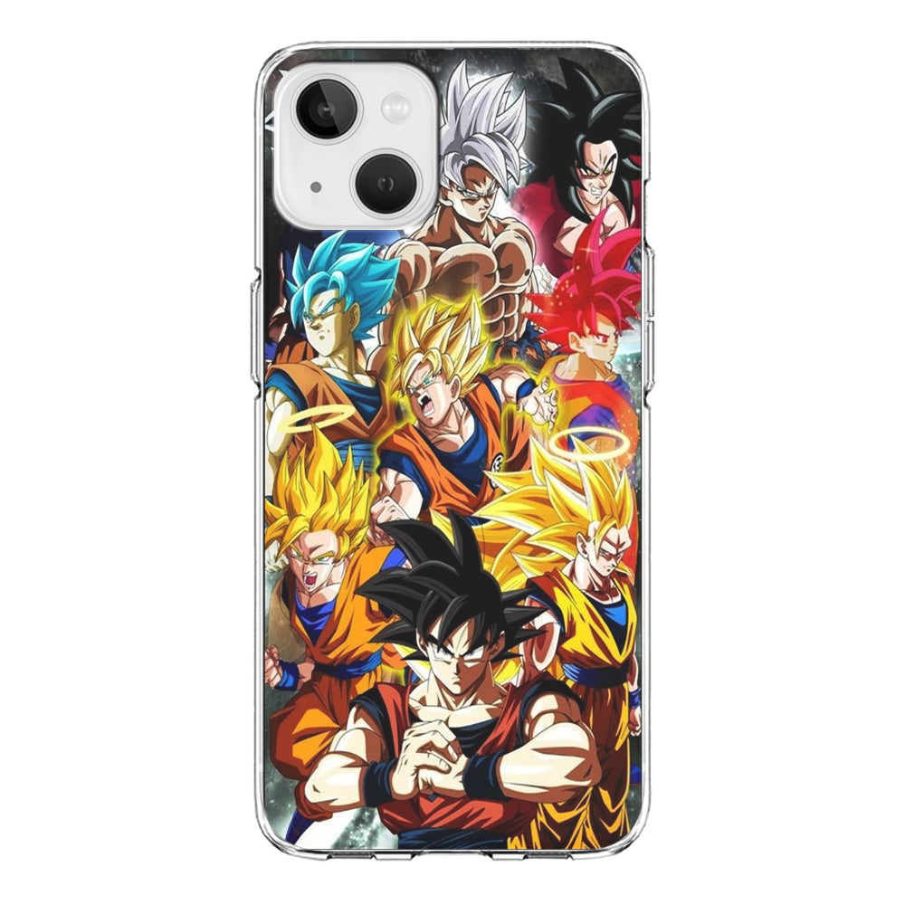 Dragon Ball - Goku 006 iPhone 13 Mini Case-Phone Case-Clear Soft Case-Altracase
