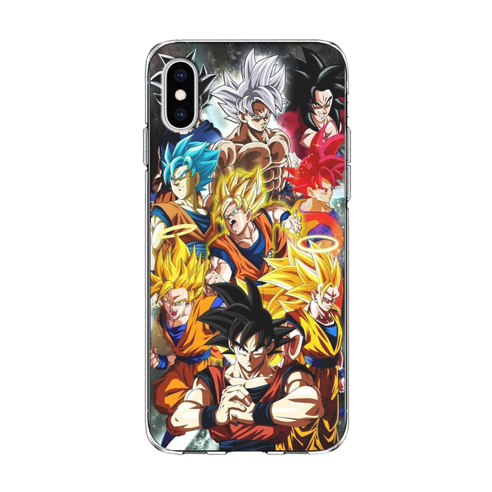 Dragon Ball - Goku 006 iPhone Xs Max Case-Phone Case-Clear Soft Case-Altracase