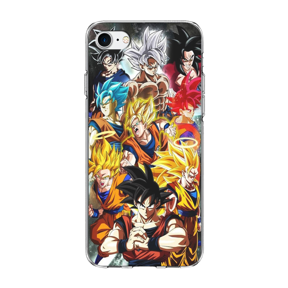 Dragon Ball - Goku 006 iPhone SE 3 2022 Case-Phone Case-Clear Soft Case-Altracase