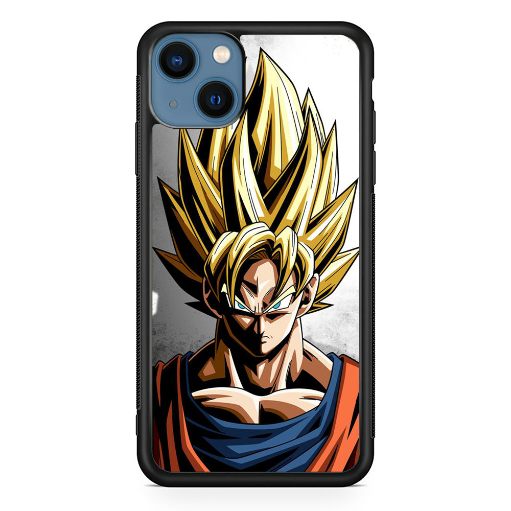 Dragon Ball - Goku 014 iPhone 13 Case-Phone Case-Rubber Black (2D Case)-Altracase