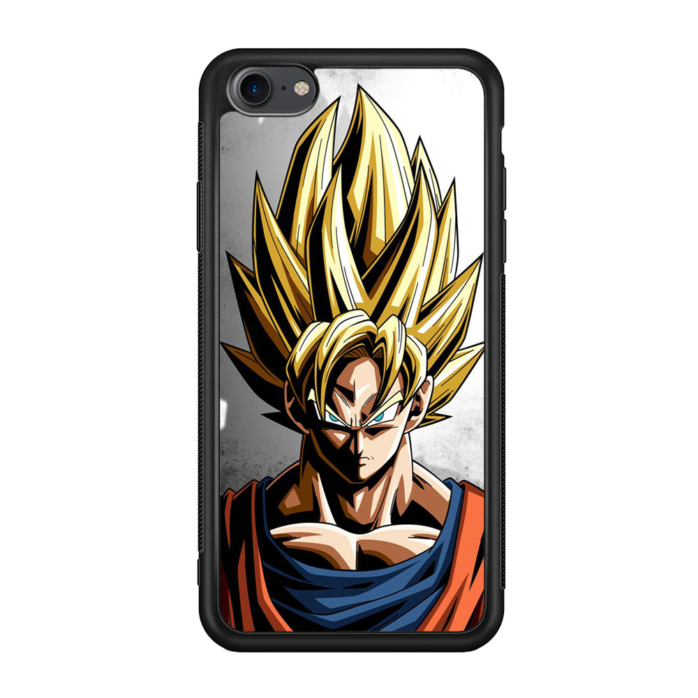 Dragon Ball - Goku 014 iPhone 7 Case-Phone Case-Rubber Black (2D Case)-Altracase