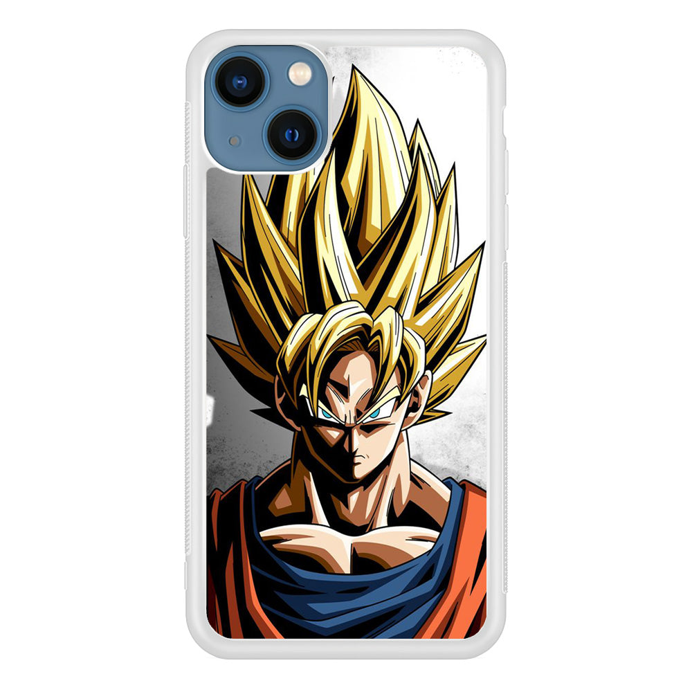 Dragon Ball - Goku 014 iPhone 13 Case-Phone Case-Rubber White (2D Case)-Altracase
