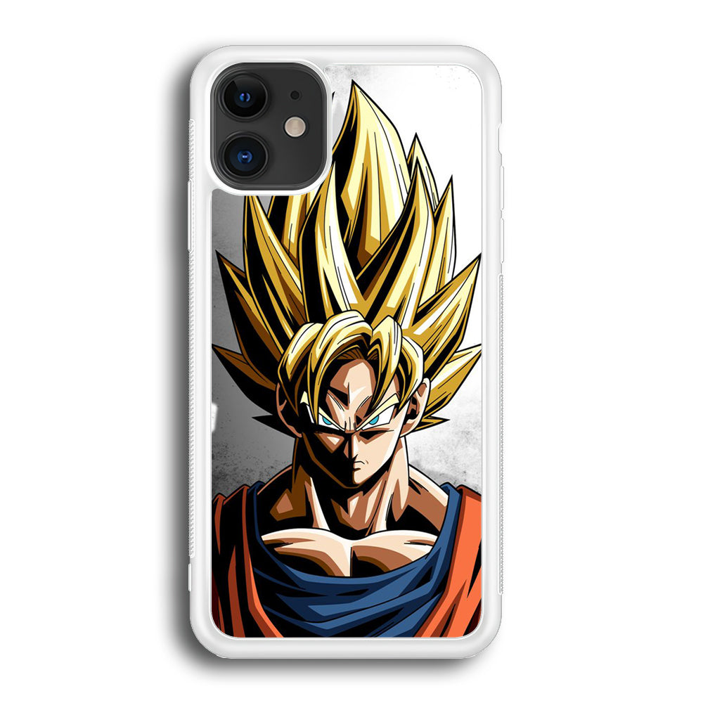 Dragon Ball - Goku 014 iPhone 12 Case-Phone Case-Rubber White (2D Case)-Altracase
