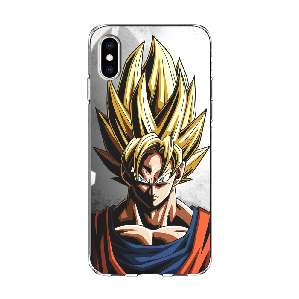Dragon Ball - Goku 014 iPhone Xs Case-Phone Case-Clear Soft Case-Altracase