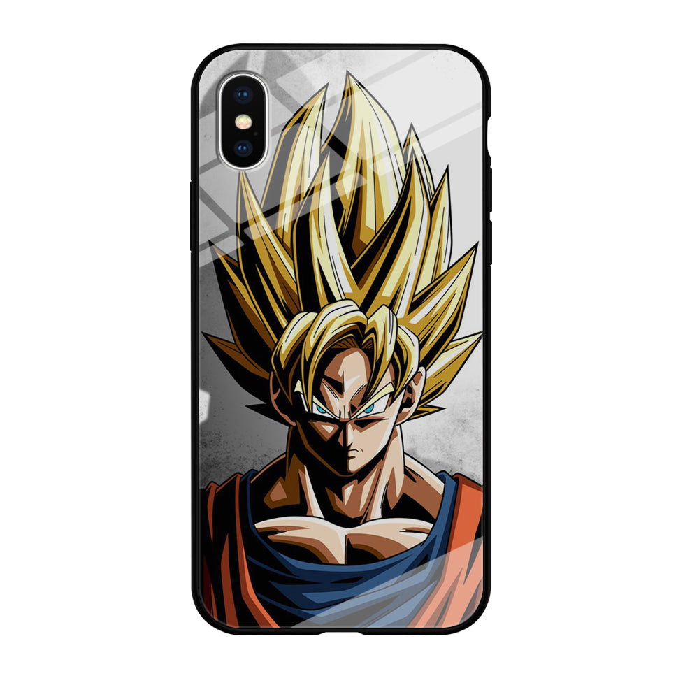 Dragon Ball - Goku 014 iPhone Xs Case-Phone Case-Tempered Glass Case-Altracase