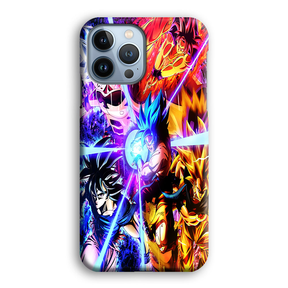 Dragon Ball Super Saiyan Kamehameha iPhone 15 Pro Case-Phone Case-3D Case-Altracase