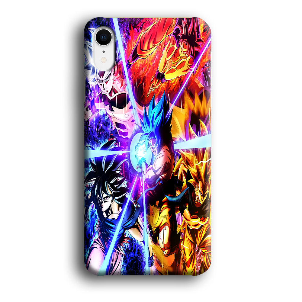 Dragon Ball Super Saiyan Kamehameha iPhone XR Case-Phone Case-3D Case-Altracase