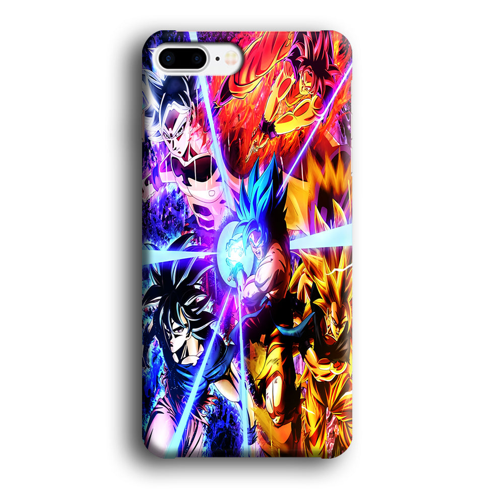 Dragon Ball Super Saiyan Kamehameha iPhone 8 Plus Case-Phone Case-3D Case-Altracase