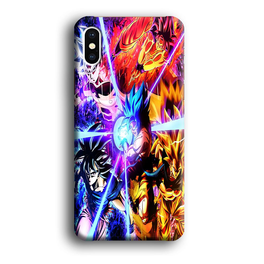 Dragon Ball Super Saiyan Kamehameha iPhone Xs Case-Phone Case-3D Case-Altracase