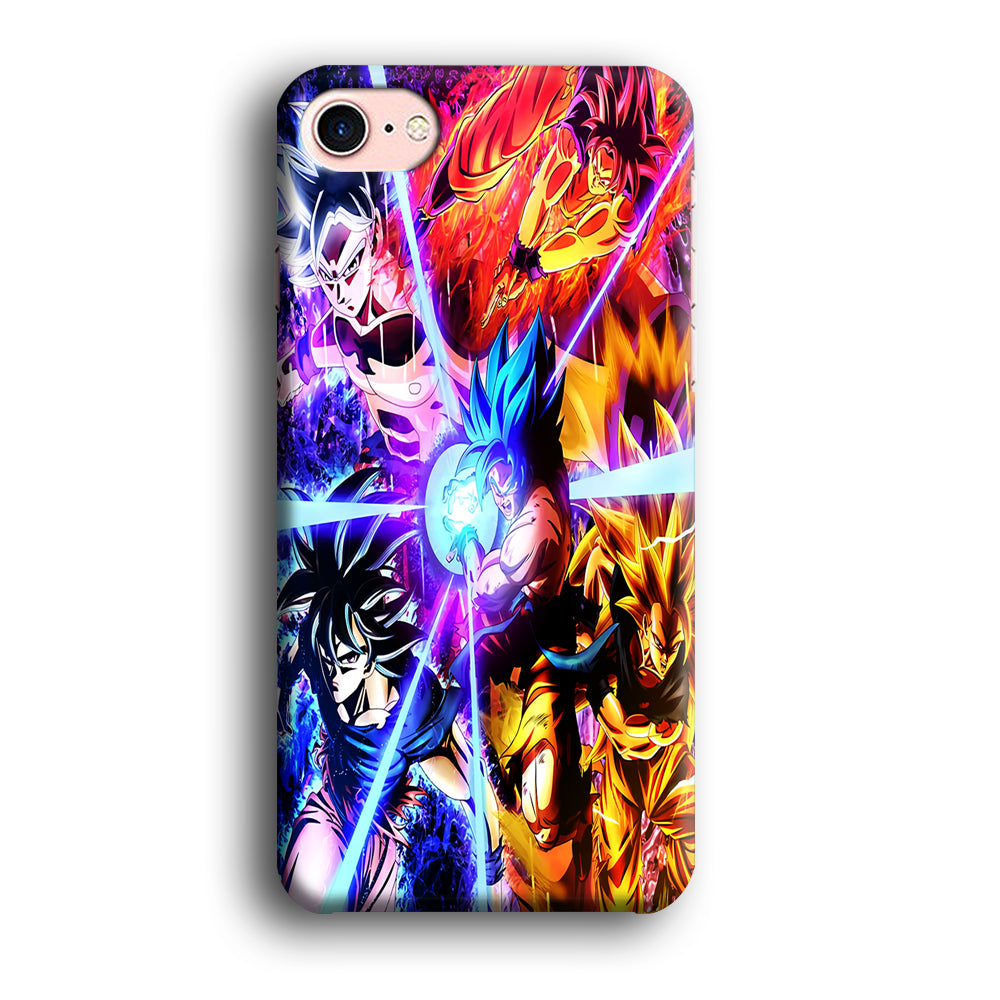 Dragon Ball Super Saiyan Kamehameha iPhone 7 Case-Phone Case-3D Case-Altracase