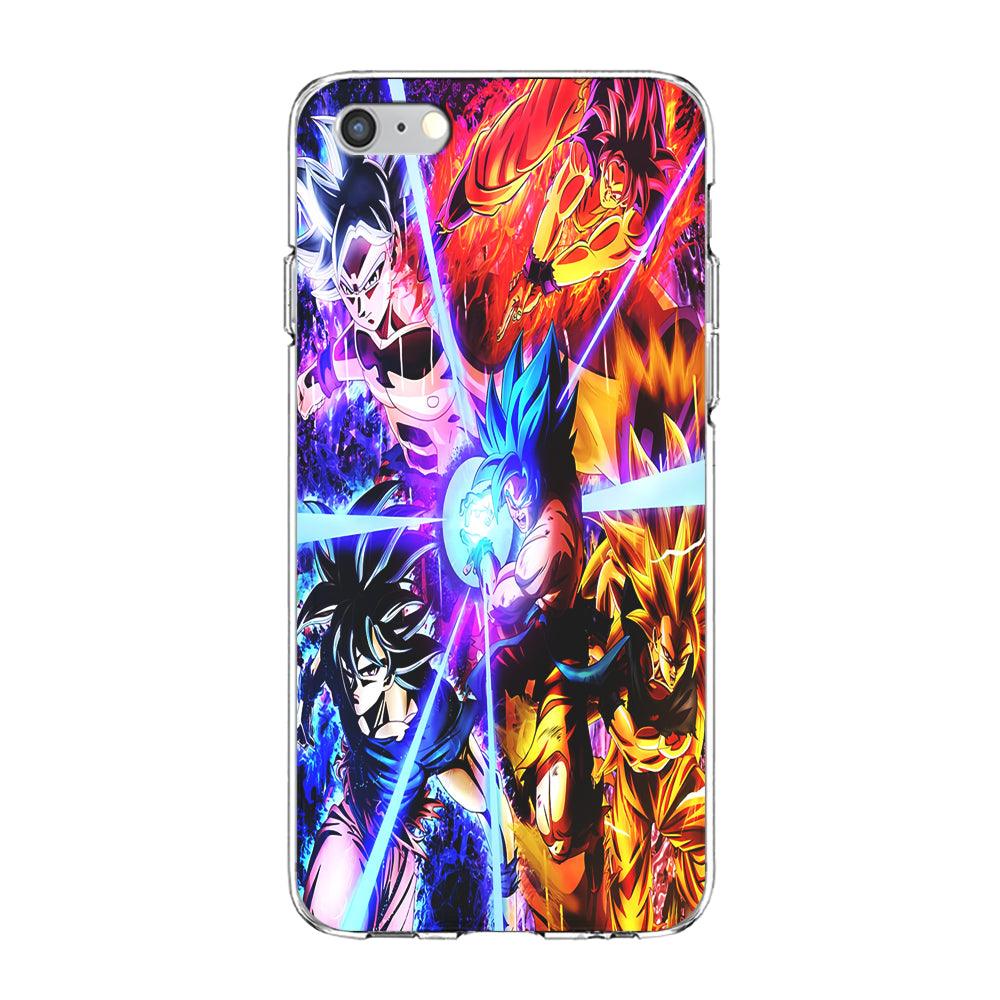 Dragon Ball Super Saiyan Kamehameha iPhone 6 | 6s Case-Phone Case-Clear Soft Case-Altracase