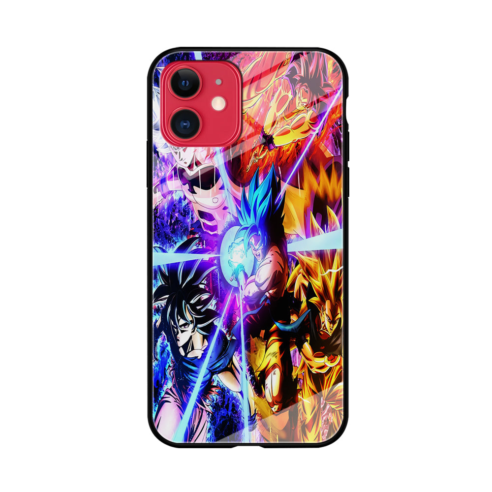 Dragon Ball Super Saiyan Kamehameha iPhone 11 Case-Phone Case-Tempered Glass Case-Altracase
