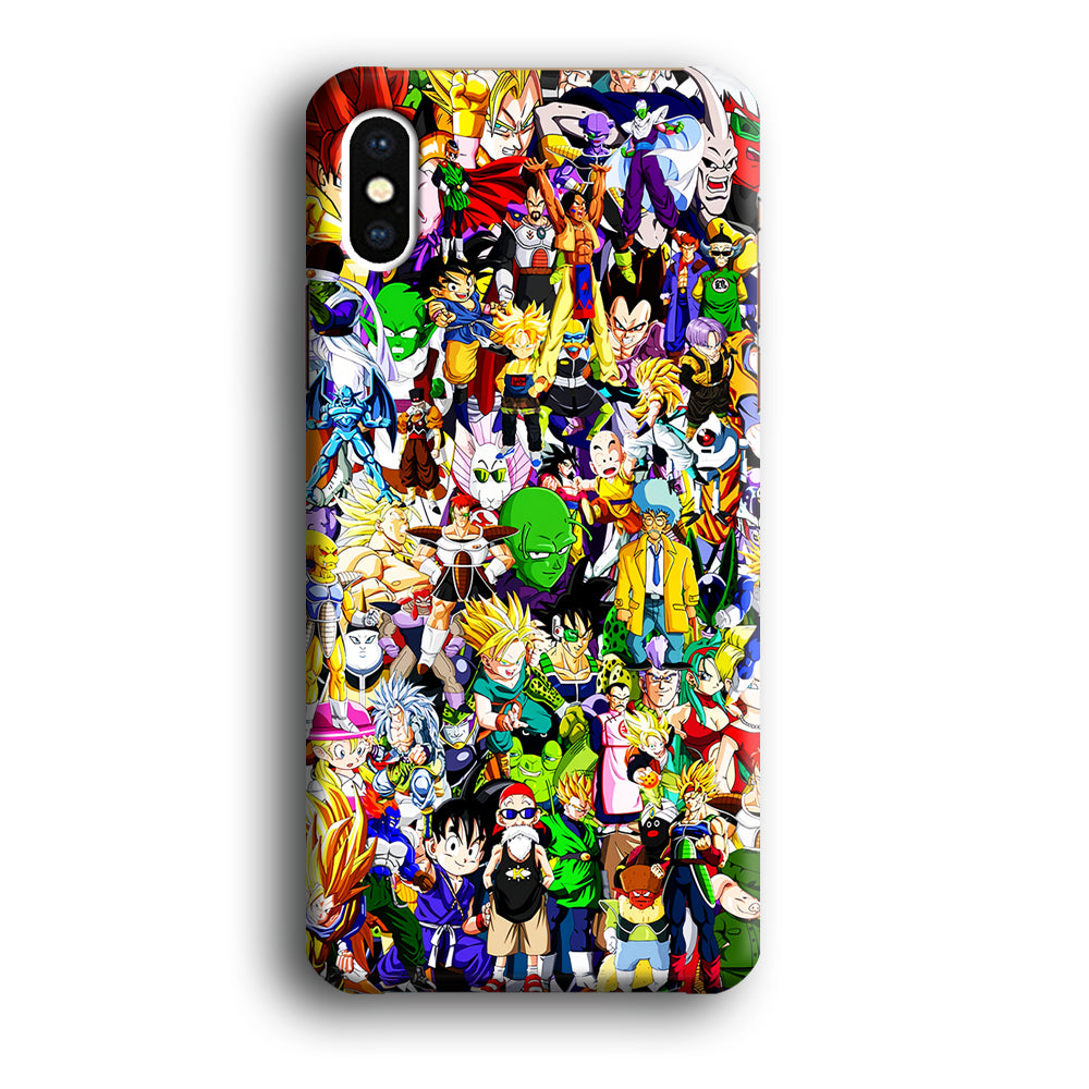 Dragon Ball Z All Characters iPhone Xs Case-Phone Case-3D Case-Altracase