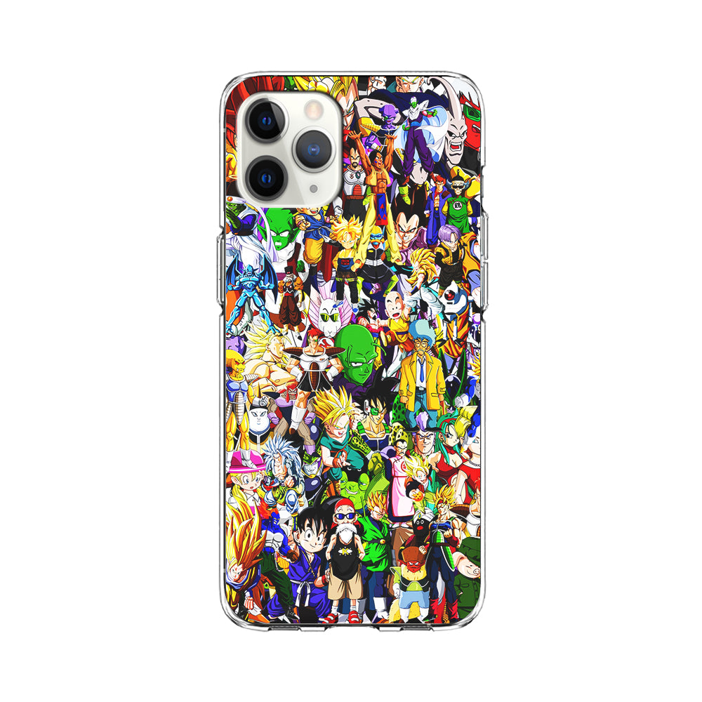 Dragon Ball Z All Characters iPhone 11 Pro Case-Phone Case-Clear Soft Case-Altracase