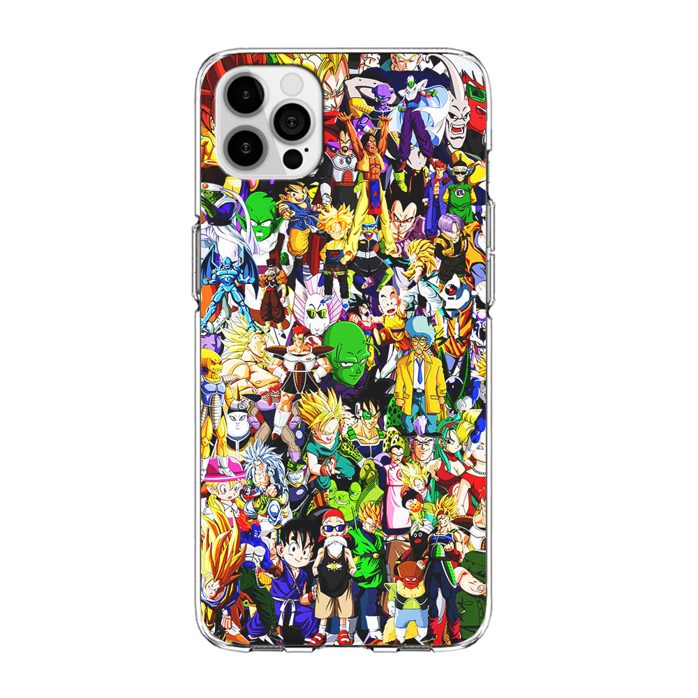 Dragon Ball Z All Characters iPhone 15 Pro Max Case-Phone Case-Clear Soft Case-Altracase