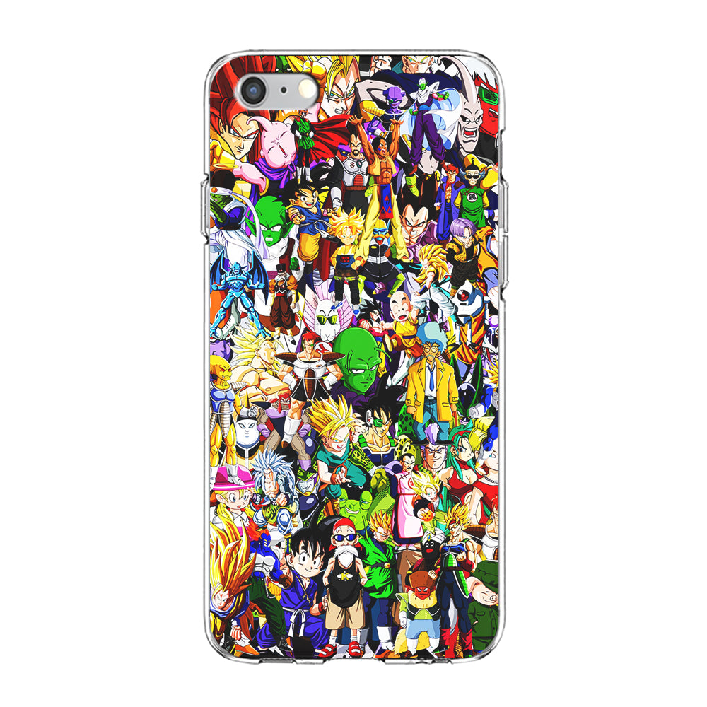 Dragon Ball Z All Characters iPhone 6 Plus | 6s Plus Case-Phone Case-Clear Soft Case-Altracase