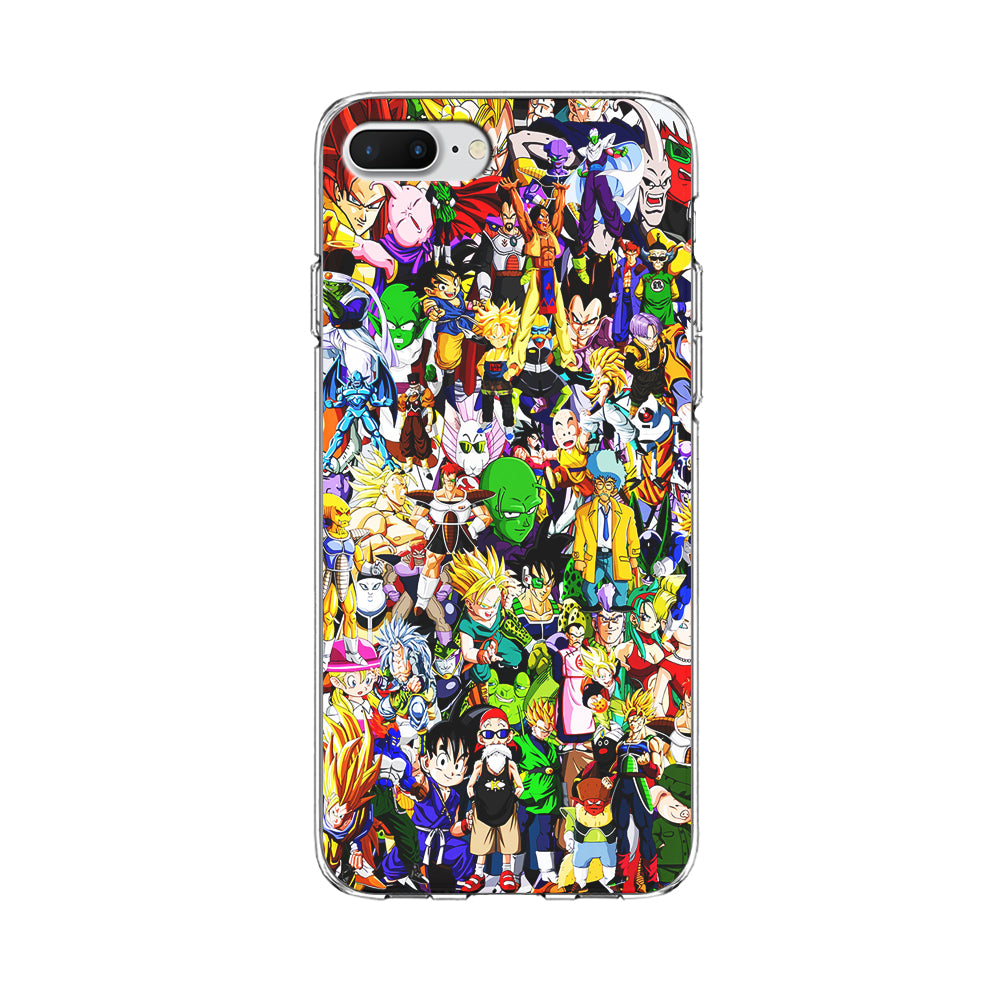 Dragon Ball Z All Characters iPhone 8 Plus Case-Phone Case-Clear Soft Case-Altracase