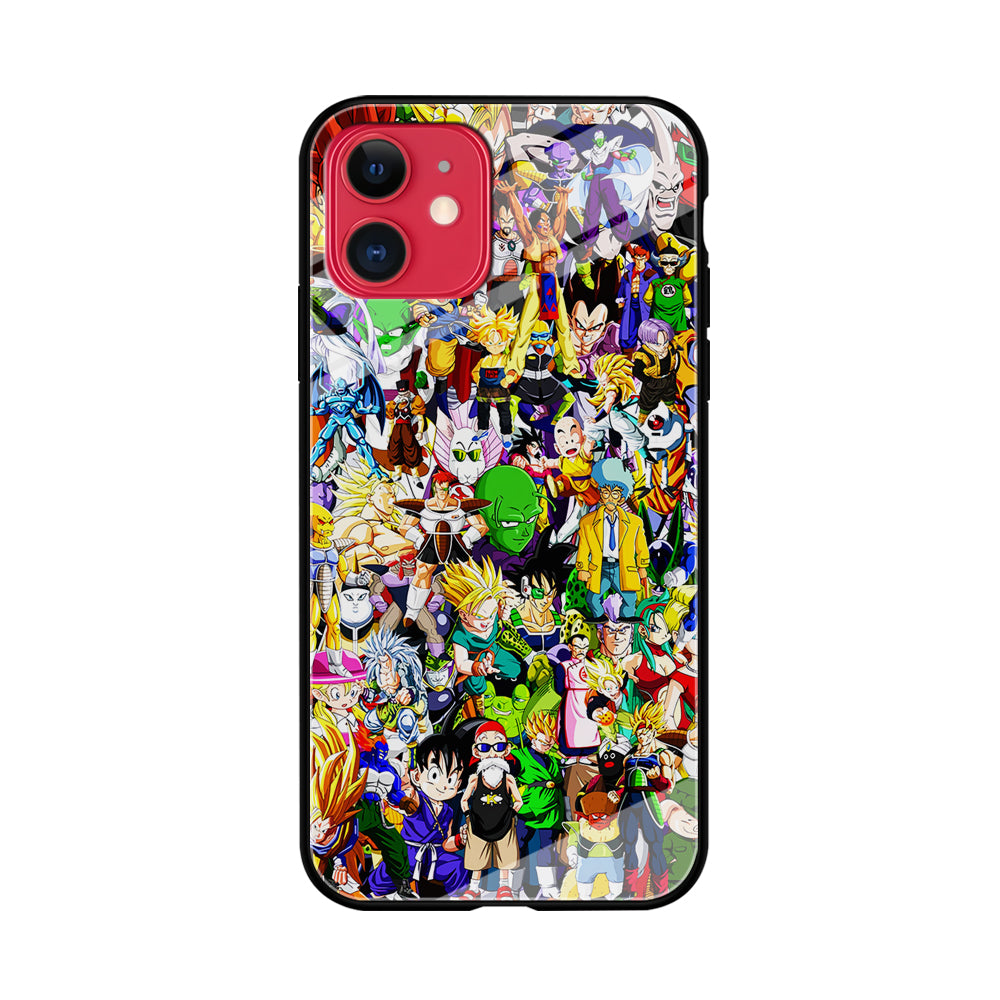 Dragon Ball Z All Characters iPhone 11 Case-Phone Case-Tempered Glass Case-Altracase