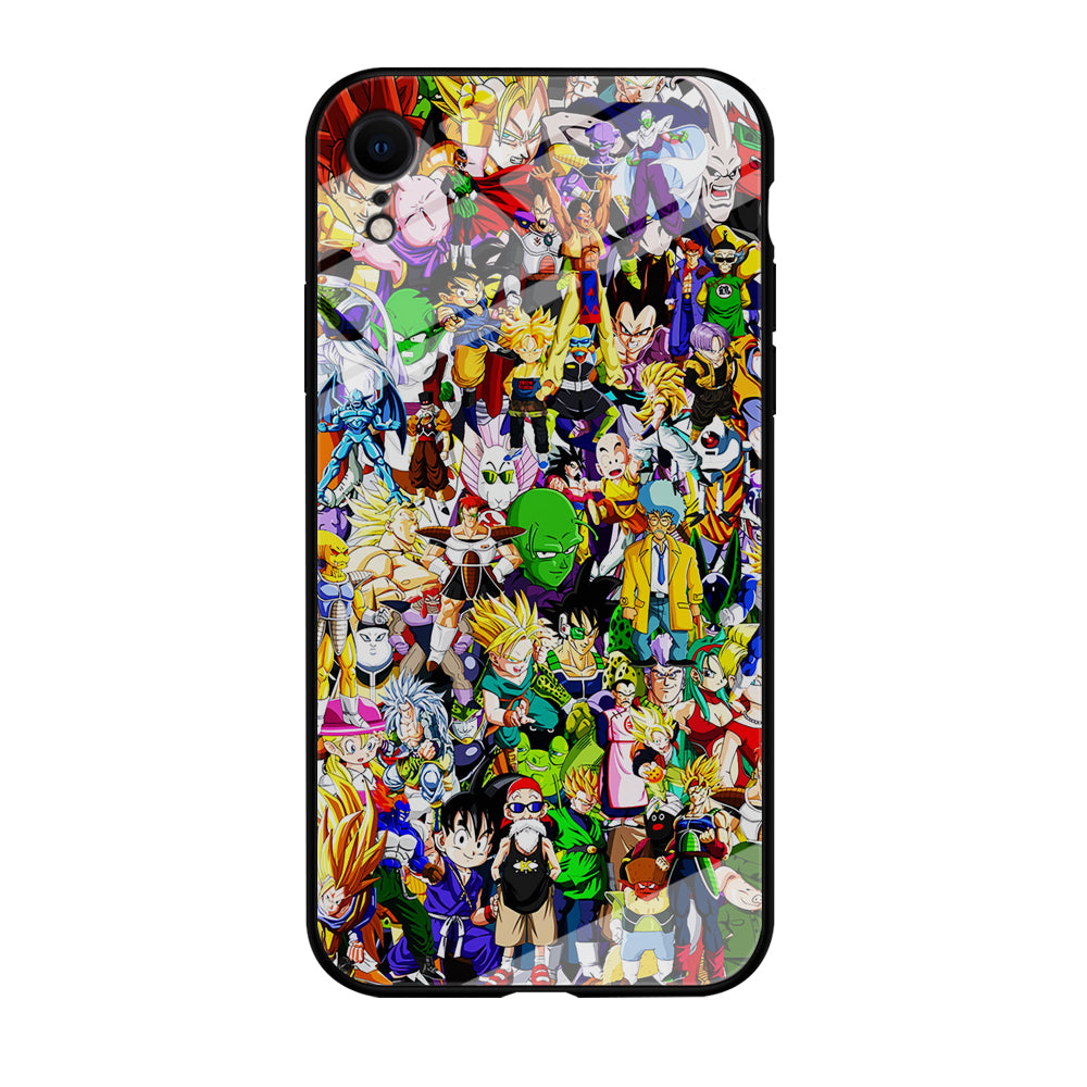 Dragon Ball Z All Characters iPhone XR Case-Phone Case-Tempered Glass Case-Altracase