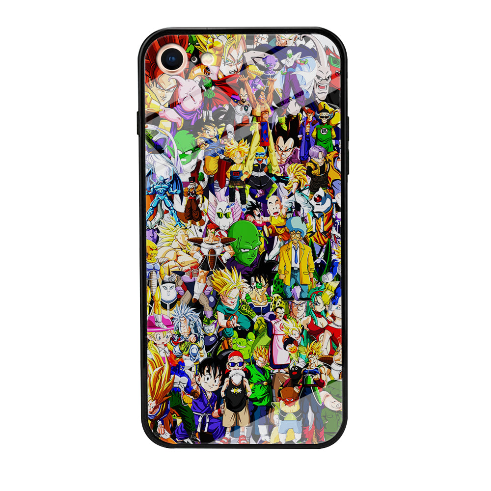 Dragon Ball Z All Characters iPhone 7 Case-Phone Case-Tempered Glass Case-Altracase